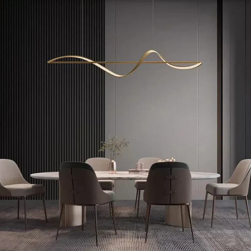 Moderna Creativa Italiana Semplice Linee Lampada a Sospensione per Ristorante