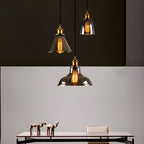 UrbanVibe Light - Lampada a sospensione in vetro vintage americano