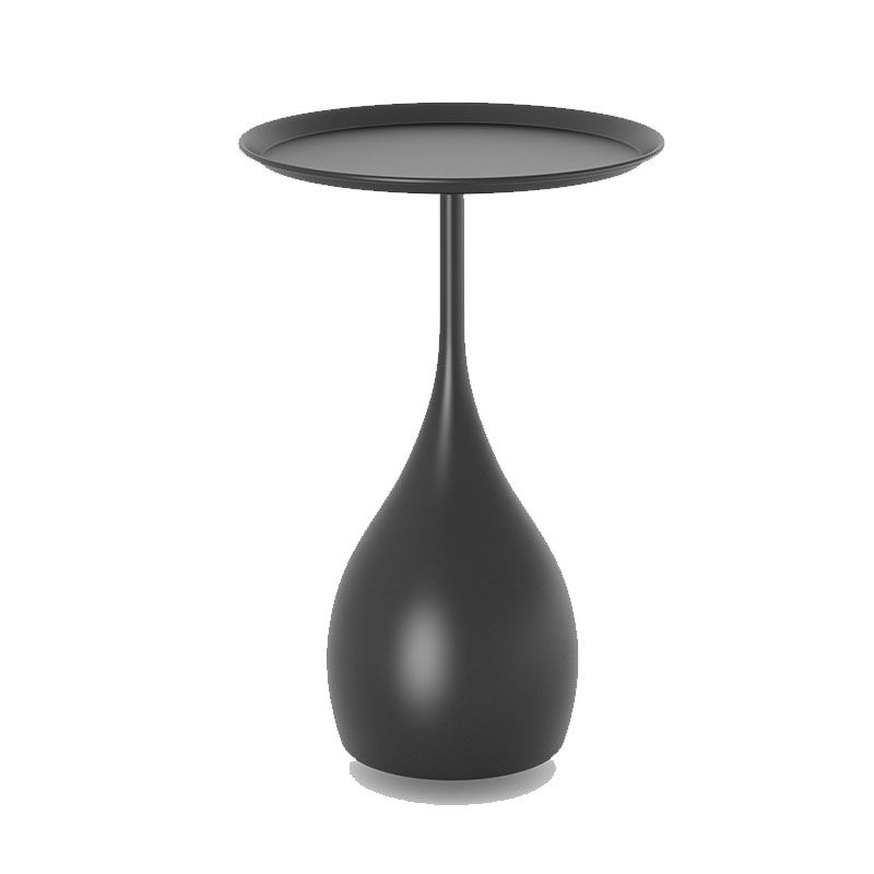 Tavolo Metallico Rotondo con Base Tavolo da Fumare in Stile Medievale Moderno