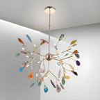 Lampada a Sospensione in Agata con Ramo Elegante Nordic