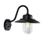 Lampada da Parete Esterna Thornton PIR Nera - IP44