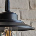 Lampada da Parete Esterna Thornton PIR Nera - IP44