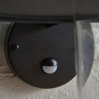 Lampada da Parete Esterna Thornton PIR Nera - IP44