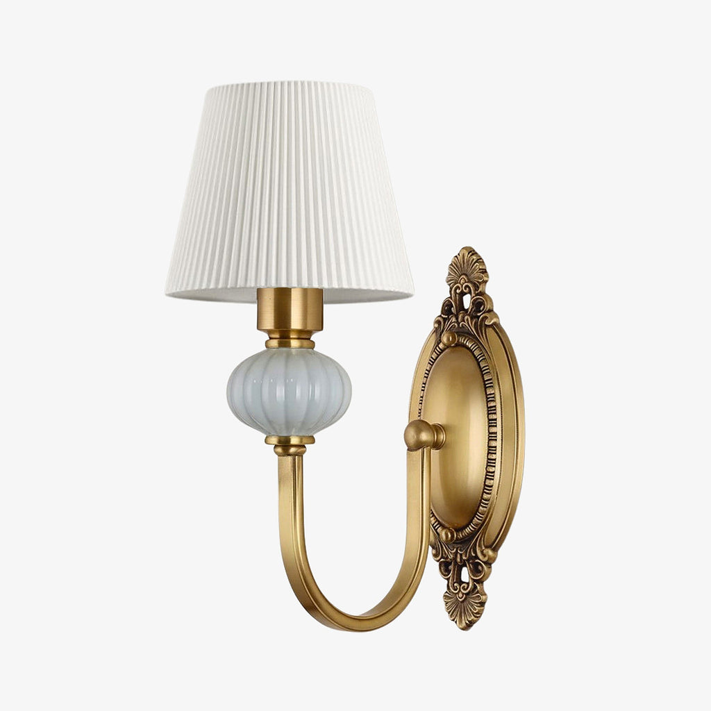 Lampada da Parete Lodge Ceramica&Tessuto&Metallo