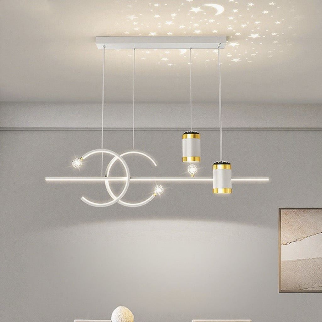 Lampadario Proiettore Moderno Semplice con Cielo Stellato