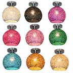 Moderno Lampadario a Cupola Colorato con 1 Luce