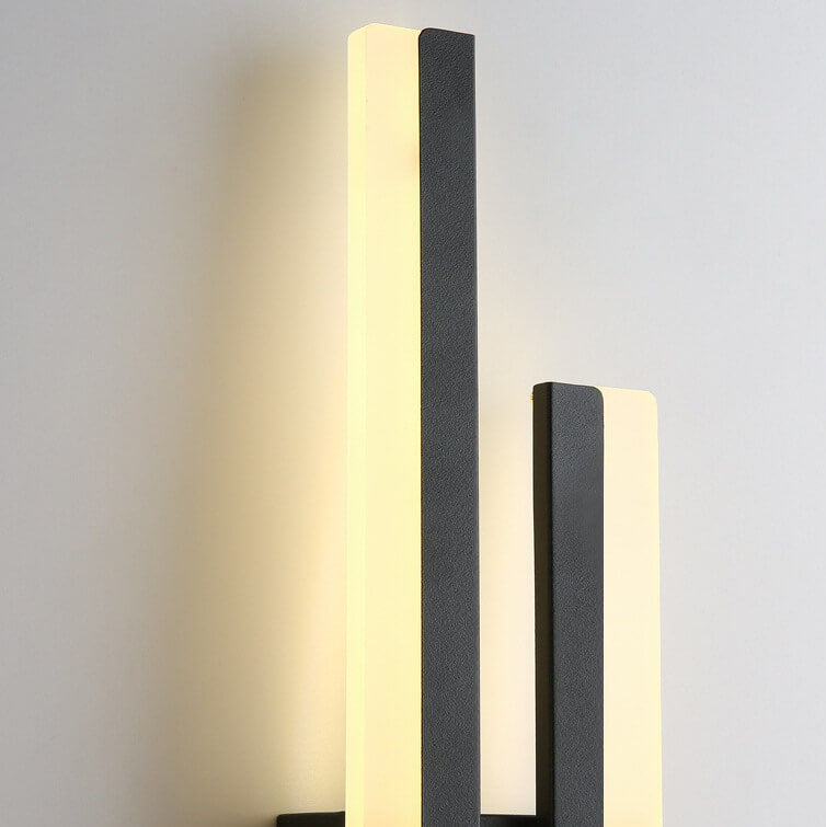 Lampada da parete LED in ferro acrilico con linee minimaliste moderne