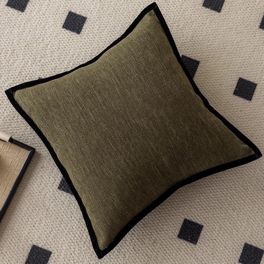 Fodere per Cuscini con Bordo Nero in Stile Retro Francese