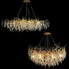 Lampadario Moderno di Lusso in Cristallo