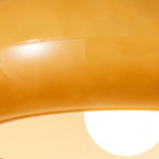 Lampada a Sospensione Moderno Retro Rotonda in Vetro Colorato con Rame Elettroplaccato 1 Luce