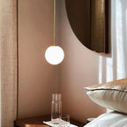 Lampada a Sospensione Minimalista in Ottone