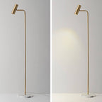 Lampada da Terra LED Regolabile in Ferro Industriale