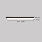 Moderno Minimalista Lungo Rettangolo Alluminio PC LED Soffitto Incassato Luce Per Patio Esterno