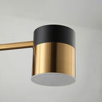 Moderno Minimalista Nero Oro Bilanciato 4-8 Luci Semi-Flussante