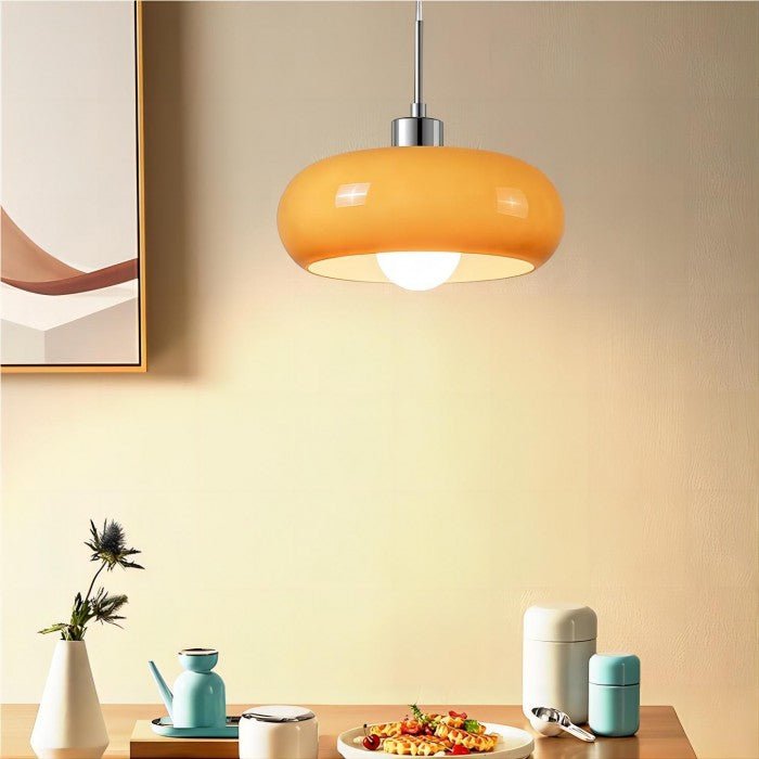 Lampada a sospensione in vetro stile Bauhaus - Retro nordico