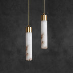 Lampada a Sospensione Classica in Marmo Lineare