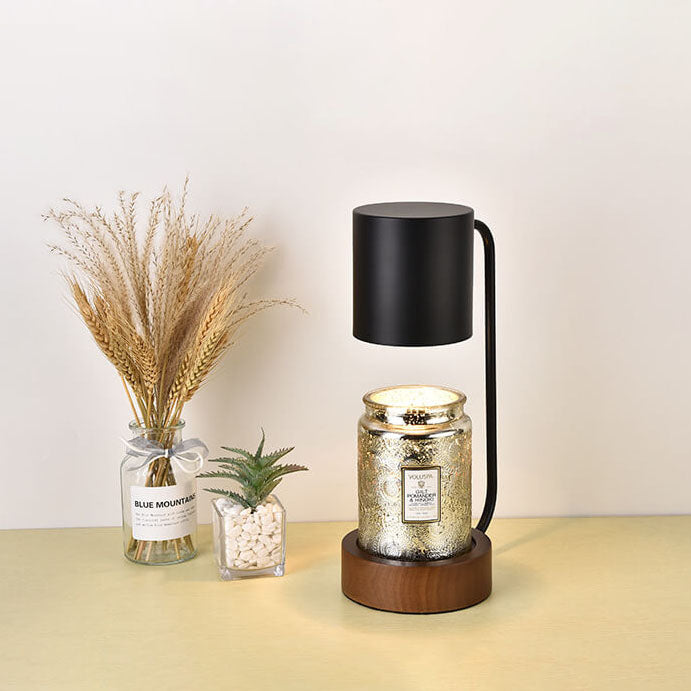 Lampada da Tavolo in Legno Minimalista Giapponese con Dimerizzazione e Timer a 1 Luce