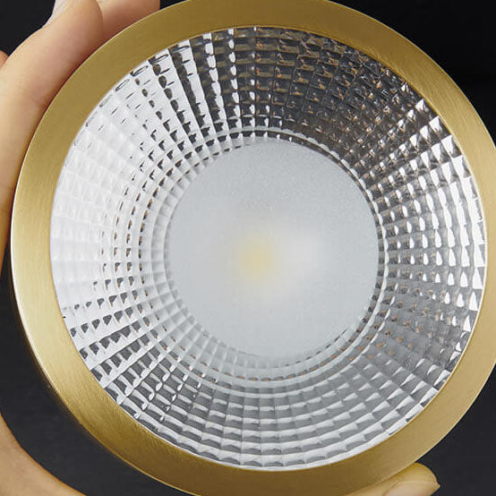Luce a soffitto LED ultra-sottile in rame di lusso moderno per corridoio