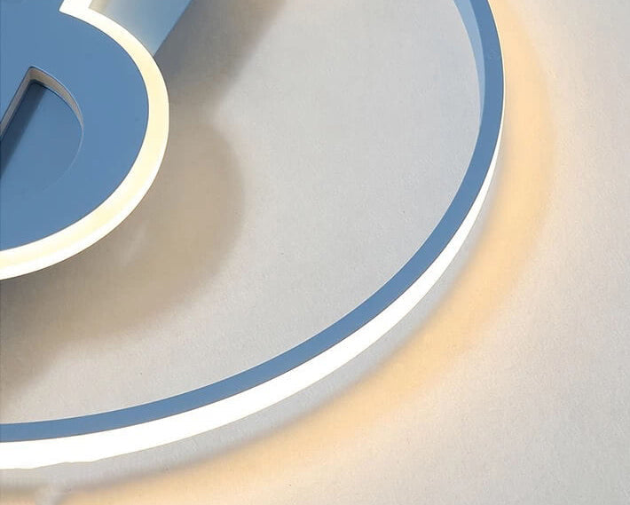 Design della Luce da Soffitto a LED con Note Musicali Creative Nordic