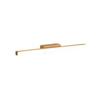 Lampada da parete LED a striscia lunga in legno minimalista nordico