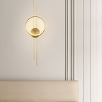 HaloLine – Lampada da parete geometrica con sfera centrale