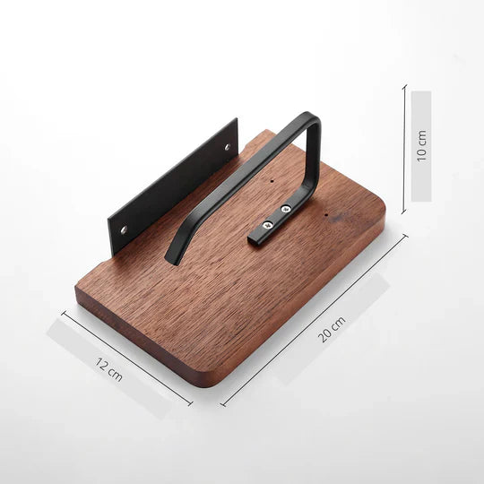 WoodGuard - Elegante porta rotolo di carta igienica in legno per le tue cose essenziali