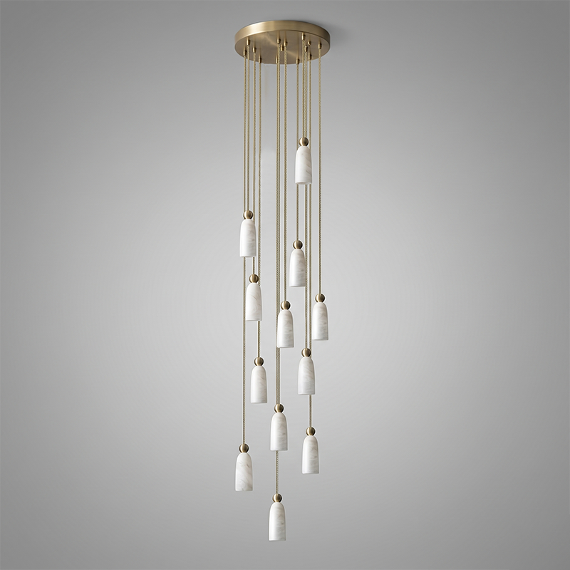 Lampadario in Alabastro Spagnolo