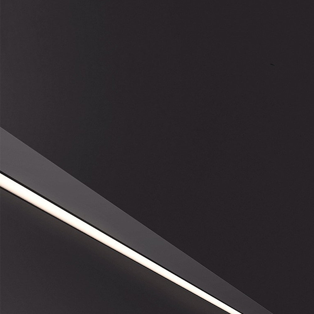 Lampada da Parete LED Nera Slim Moderna Liora