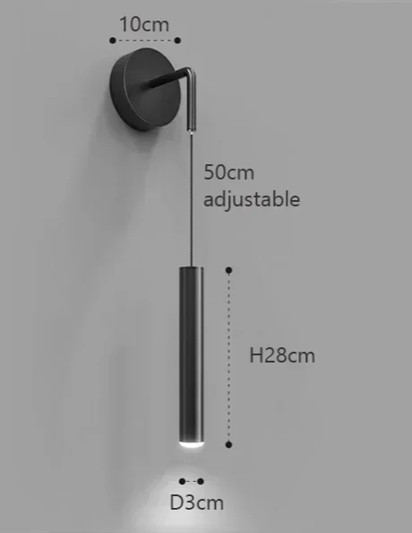DINDALLED Lampada da Parete LED Moderna