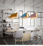 Lampada a sospensione in metallo PVC con paralume a forma di libro Flying Book 1-Light