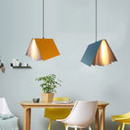 Lampada a sospensione in metallo PVC con paralume a forma di libro Flying Book 1-Light