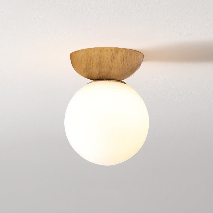 Lampada a Sospensione in Vetro e Ferro Minimalista Moderna con 1 Luce per Soggiorno