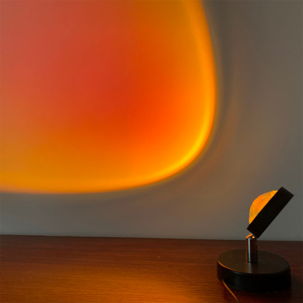 SunsetAura - Elegante lampada ispirata al retro