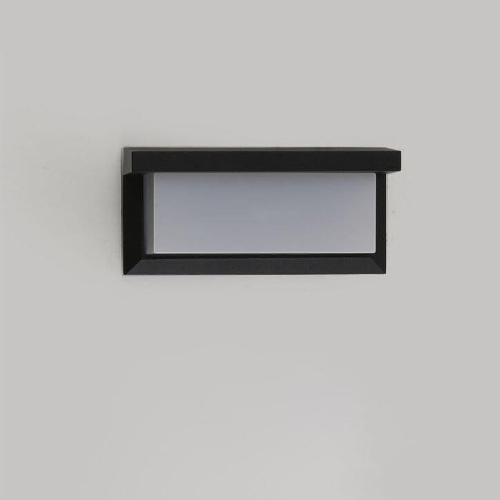 Lampada da Parete Moderna Rettangolare LED con Sensore da Esterno Impermeabile