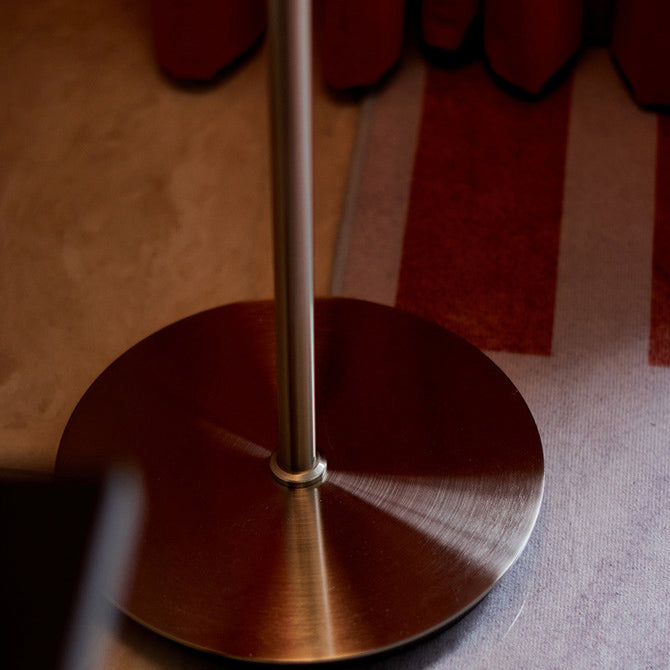 Lampada da Terra in Vetro a 2 Luci Stile Contemporaneo Retro Fungo per Soggiorno