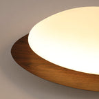 Lampada da soffitto a LED in ferro acrilico a forma di ciottolo scandinavo contemporaneo per camera da letto