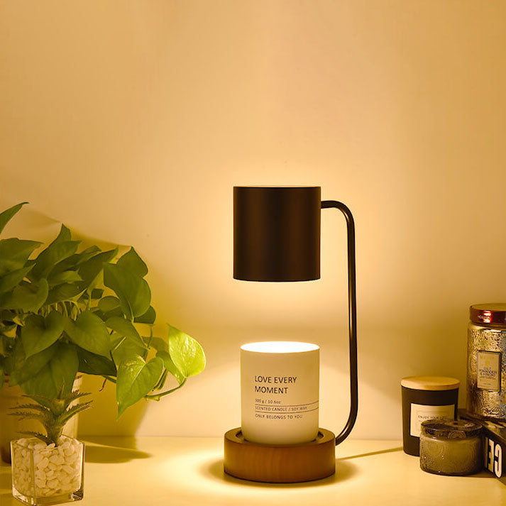 Lampada da Tavolo in Legno Minimalista Giapponese con Dimerizzazione e Timer a 1 Luce