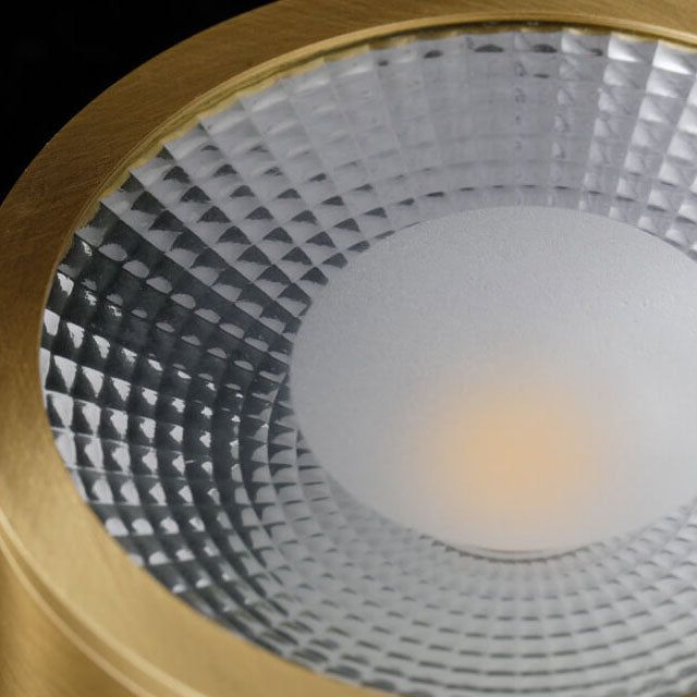 Luce a soffitto LED ultra-sottile in rame di lusso moderno per corridoio