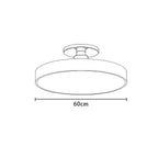 Lampada da soffitto rotonda a incasso nordica