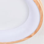 Lampada da soffitto a LED rotonda in legno log minimalista nordico