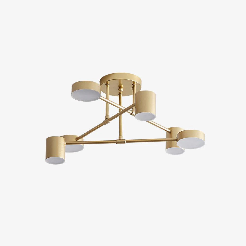 Nuova Luce da Soffitto Geometrica in Metallo