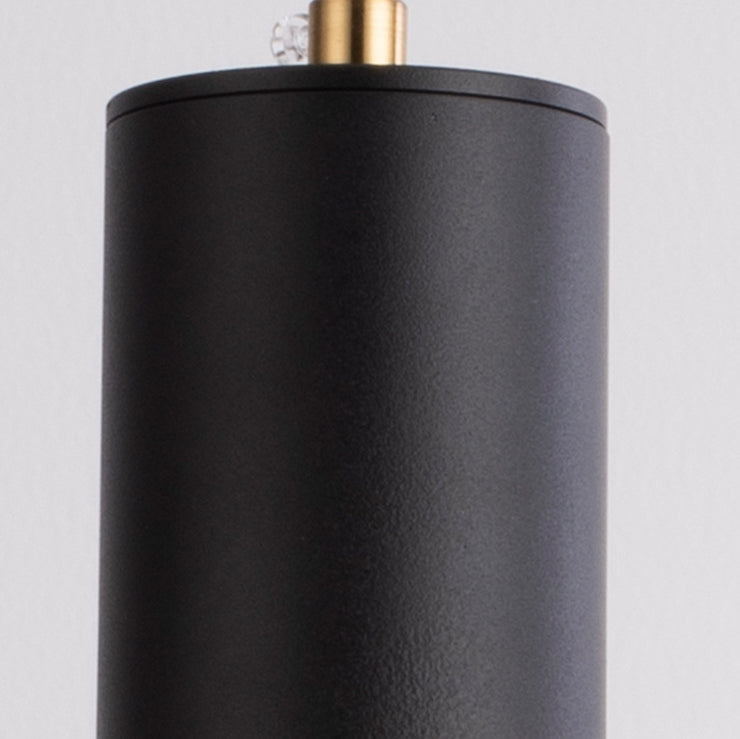 Lampada a sospensione mini in ferro con colonna minimalista moderna a 1 luce per soggiorno