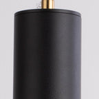 Lampada a sospensione mini in ferro con colonna minimalista moderna a 1 luce per soggiorno