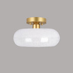 Lampada da Soffitto a Sfera di Vetro Classica