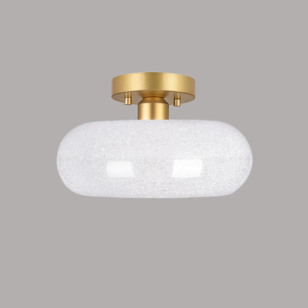 Lampada da Soffitto a Sfera di Vetro Classica