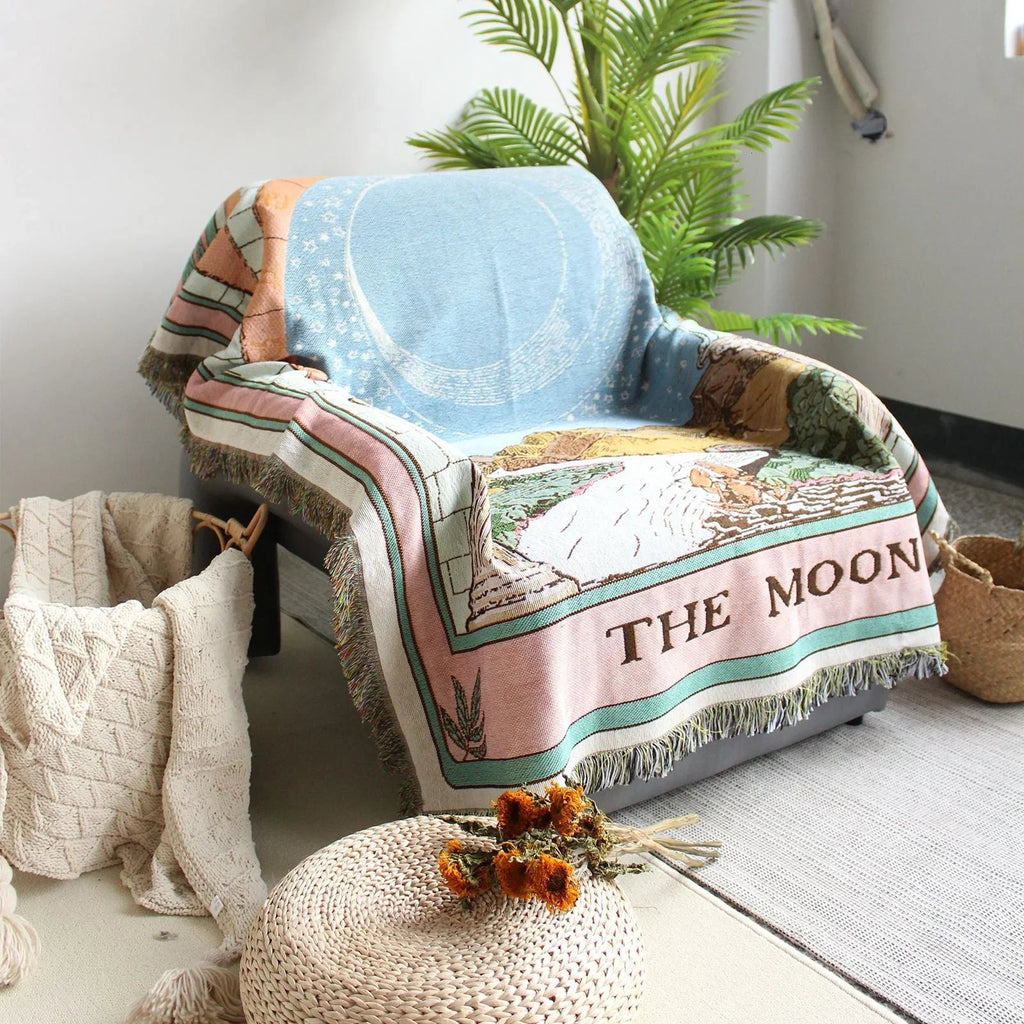 Coperta Intrecciata Mystic Moon