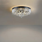 Moderna Luce da Soffitto Rotonda in Cristallo
