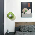Luce a Disco in Vetro Nordico per Parete e Soffitto LED 1-luce