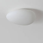 Lampadario a soffitto LED con paralume in PE a ciottoli minimalista nordico