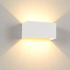 Moderna Applique da Esterno Impermeabile Rectangolare LED Illuminata Su e Giù